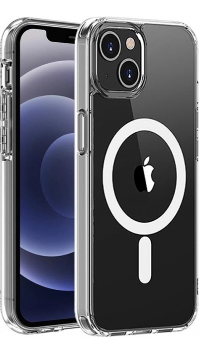 Hülle iPhone 13 mini  - Gummi transparent MagSafe kompatibel