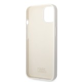 iPhone 13 Case Hülle - Karl Lagerfeld schik silikon Soft-Touch - Weiss