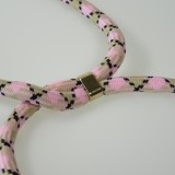 iPhone 16 Pro Case Hülle - Bio Eco-Friendly Vegan mit Handykette Necklace - Rosa