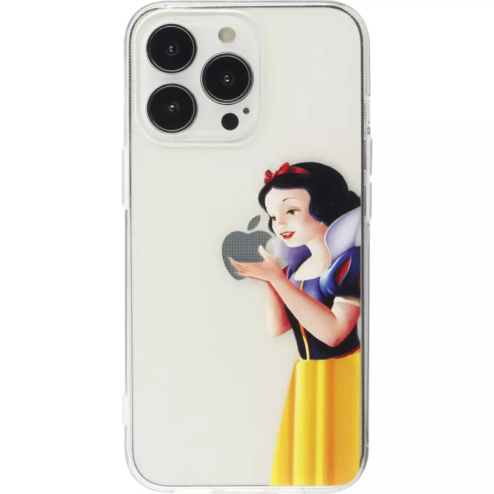 Coque iPhone 14 Pro Max - Gel cartoon Blanche neige