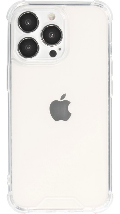 iPhone 13 Pro Max Case Hülle - Bumper Glass TPU Anti-Schock mit Acryl - Transparent