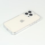 iPhone 13 Pro Max Case Hülle - Bumper Glass TPU Anti-Schock mit Acryl - Transparent