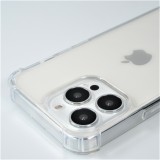 iPhone 13 Pro Max Case Hülle - Bumper Glass TPU Anti-Schock mit Acryl - Transparent