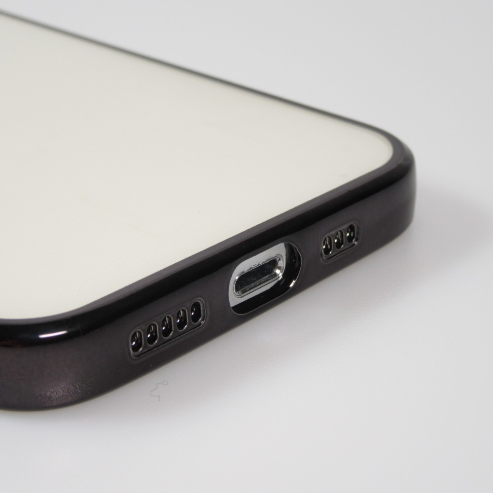 Hülle iPhone 14 Pro Max - Electroplate - Schwarz