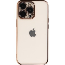 Hülle iPhone 14 Pro - Electroplate - Gold