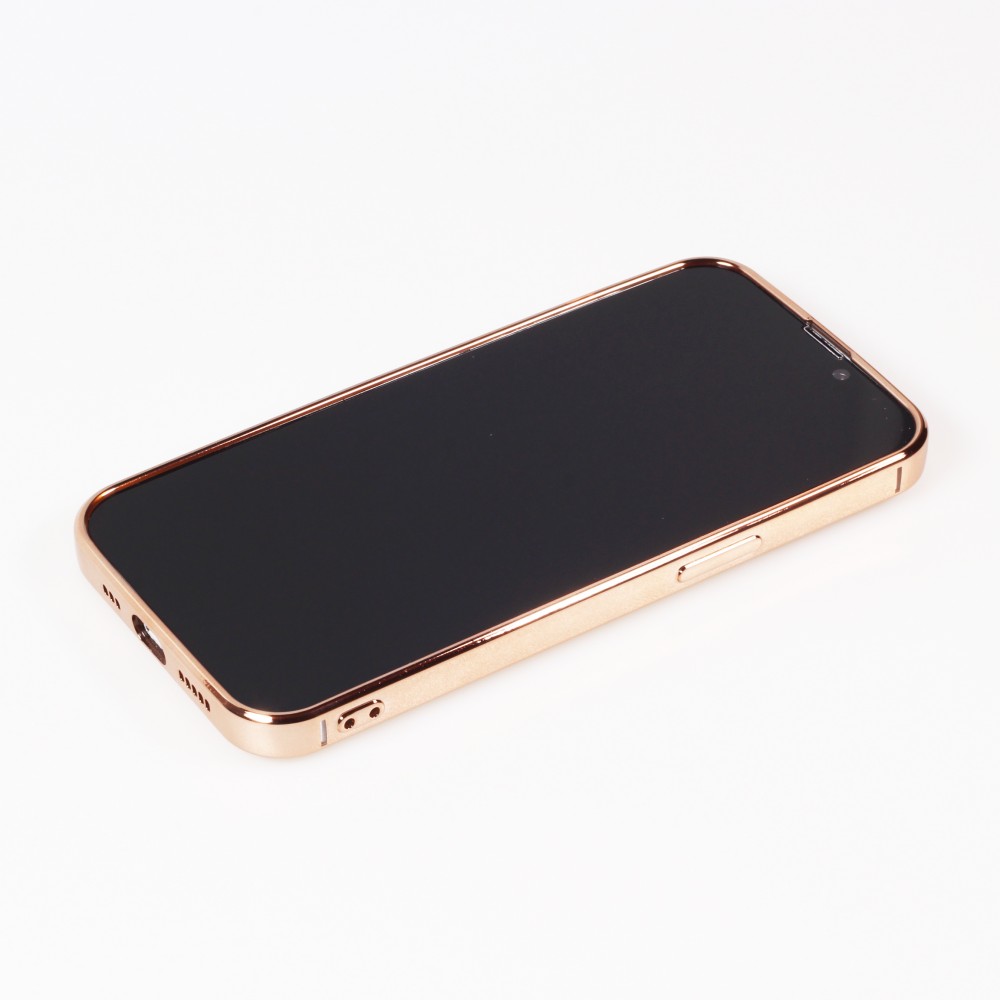Hülle iPhone 14 Pro - Electroplate - Gold