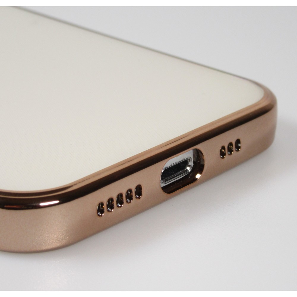 Hülle iPhone 14 Pro - Electroplate - Gold