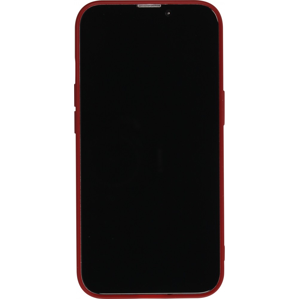 Hülle iPhone 16e - Gummi Herz - Rot