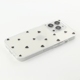 iPhone 16e Case Hülle - Gummi kleines Herz - Schwarz