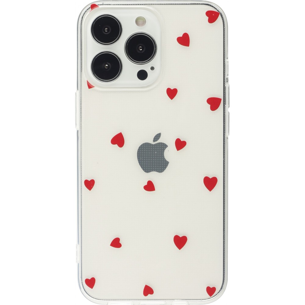 iPhone 16e Case Hülle - Gummi kleines Herz