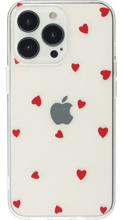 iPhone 13 Pro Case Hülle - Gummi kleines Herz