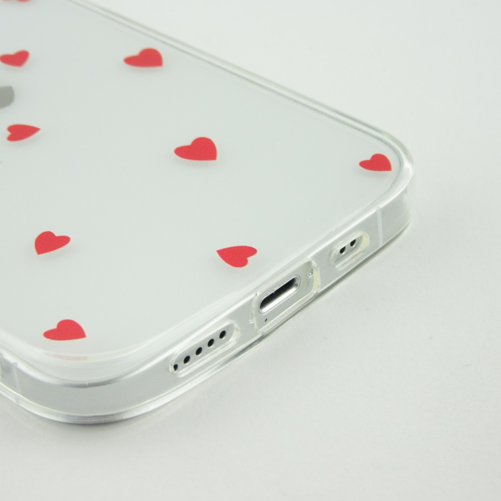 iPhone 16e Case Hülle - Gummi kleines Herz