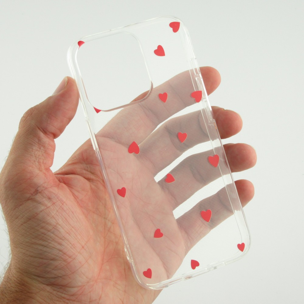 iPhone 16e Case Hülle - Gummi kleines Herz