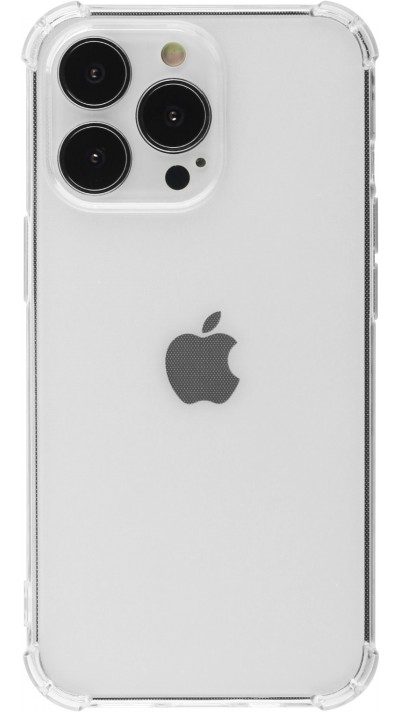 iPhone 15 Pro Max Case Hülle - Gummi Transparent Gel Bumper mit extra Schutz für Ecken Antischock