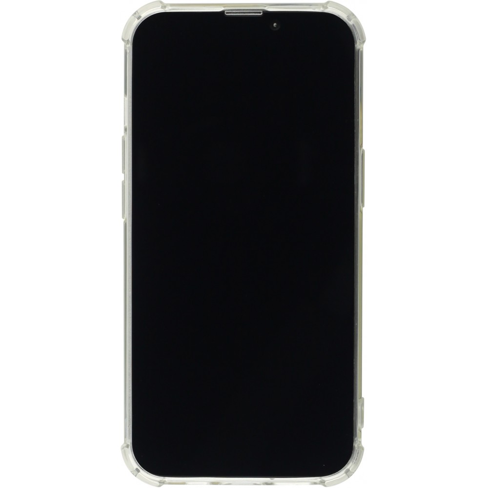 iPhone 16 Plus Case Hülle - Gummi Transparent Gel Bumper mit extra Schutz für Ecken Antischock