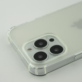 iPhone 15 Pro Max Case Hülle - Gummi Transparent Gel Bumper mit extra Schutz für Ecken Antischock