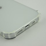 iPhone 15 Pro Max Case Hülle - Gummi Transparent Gel Bumper mit extra Schutz für Ecken Antischock