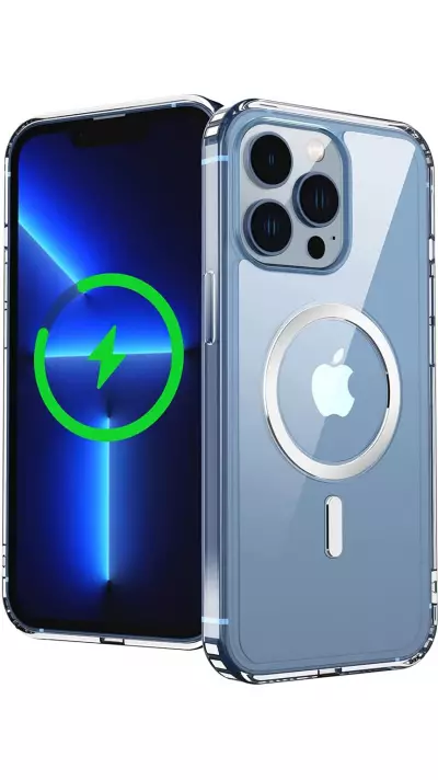 Hülle iPhone 13 Pro Max - MagSafe kompatibel Gummi transparent TPU Silikon