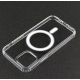 Hülle iPhone 16e - MagSafe kompatibel Gummi transparent TPU Silikon