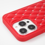 Hülle iPhone 13 Pro Max - Luxury gewölbt Diamant - Rot