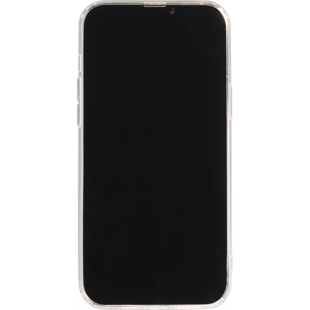 iPhone 13 Pro Max Case Hülle - Gummi mit Kartenhalter - Transparent