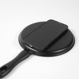 iPhone 13 Pro Max Case Hülle - 3D flache Kochpfanne mit Griff - Schwarz