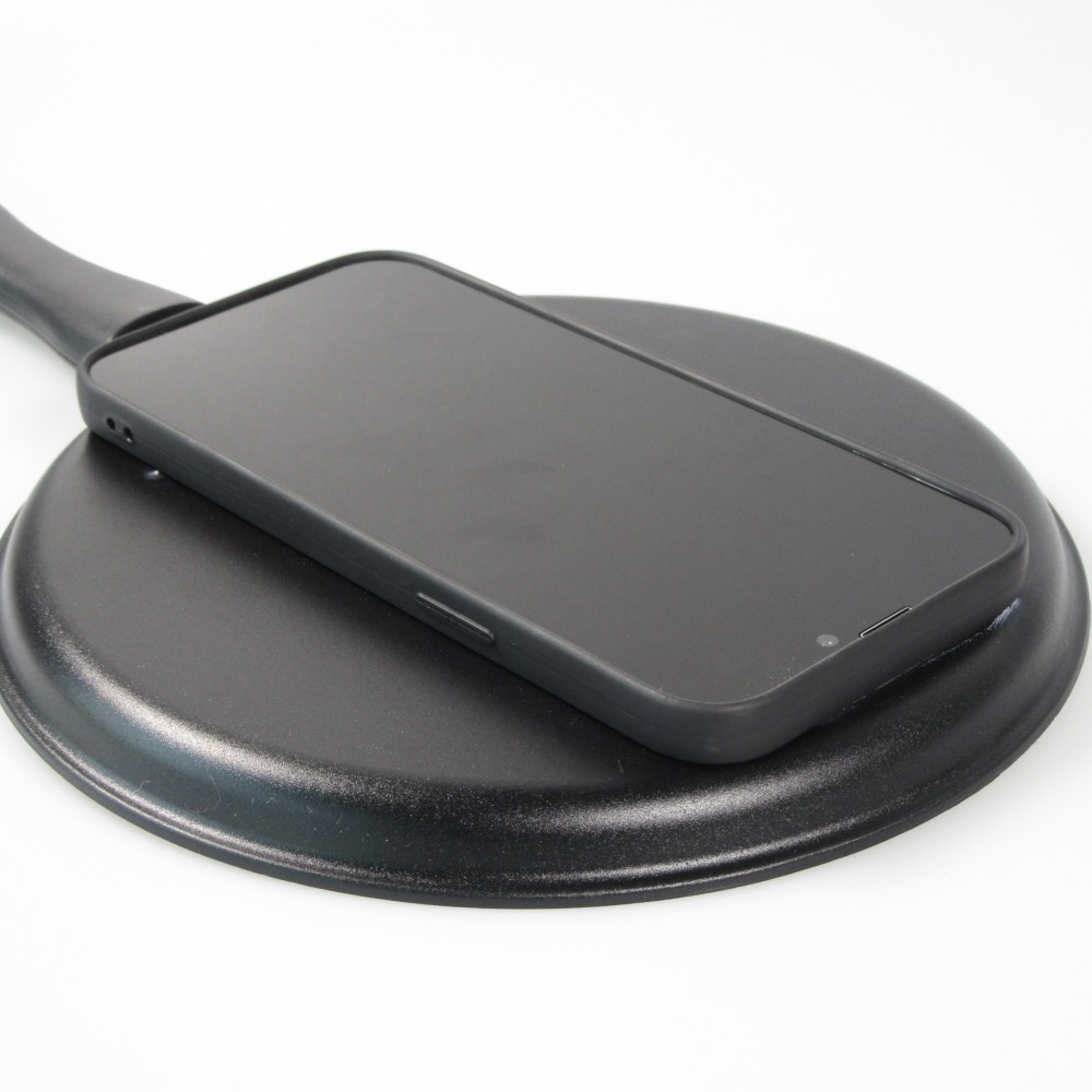 iPhone 13 Pro Max Case Hülle - 3D flache Kochpfanne mit Griff - Schwarz