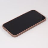 iPhone 15 Pro Max Case Hülle - Silikon Mat - Braun