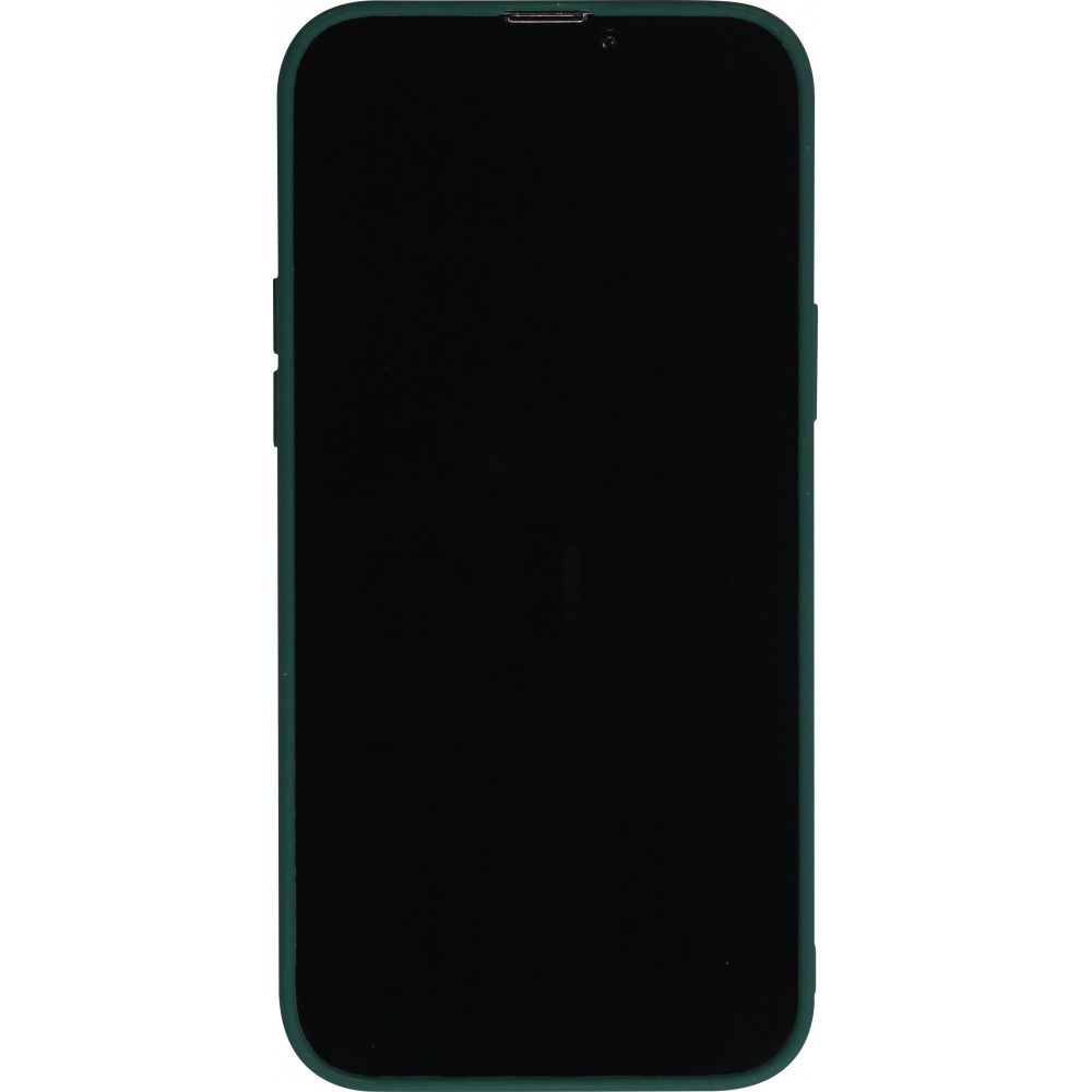 iPhone 13 Pro Max Case Hülle - Silikon Mat - Dunkelgrün