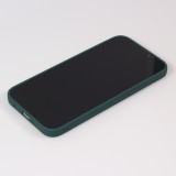 iPhone 13 Pro Max Case Hülle - Silikon Mat - Dunkelgrün