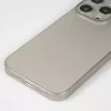 Coque iPhone 14 Pro Max - plastique ultra fin semi-transparent mat - Gris