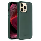Coque iPhone 13 Pro Max - Qialino cuir véritable (compatible MagSafe) - Vert