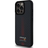 iPhone 13 Pro Case Hülle - Red Bull Racing Carbon Powerbar MagSafe - Schwarz