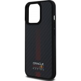 iPhone 13 Pro Case Hülle - Red Bull Racing Carbon Powerbar MagSafe - Schwarz