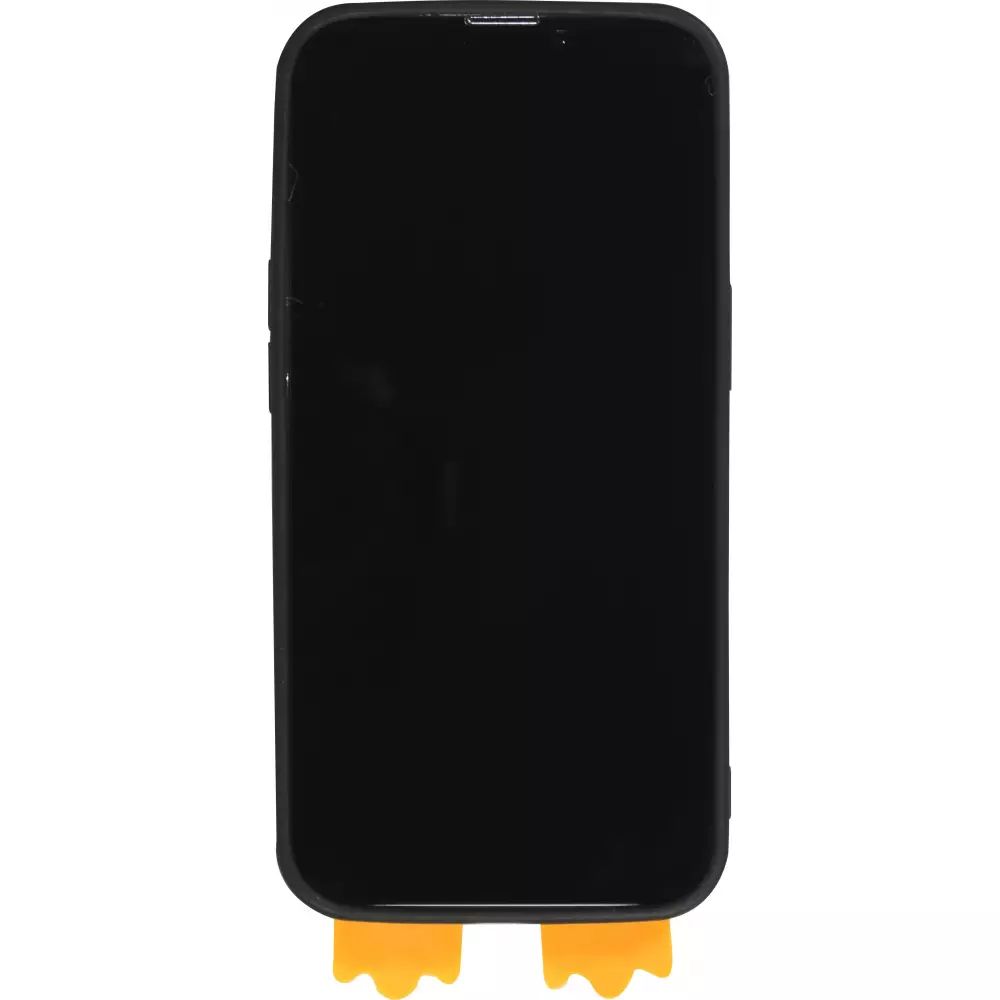 Coque iPhone 13 Pro Max - Silicone 3D canard - Noir