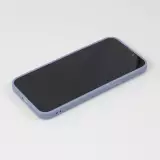 Coque iPhone 16 Pro - Silicone Mat Coeur doré - Bleu
