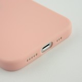 iPhone 15 Pro Max Case Hülle - Silkon Mat - Hellrosa