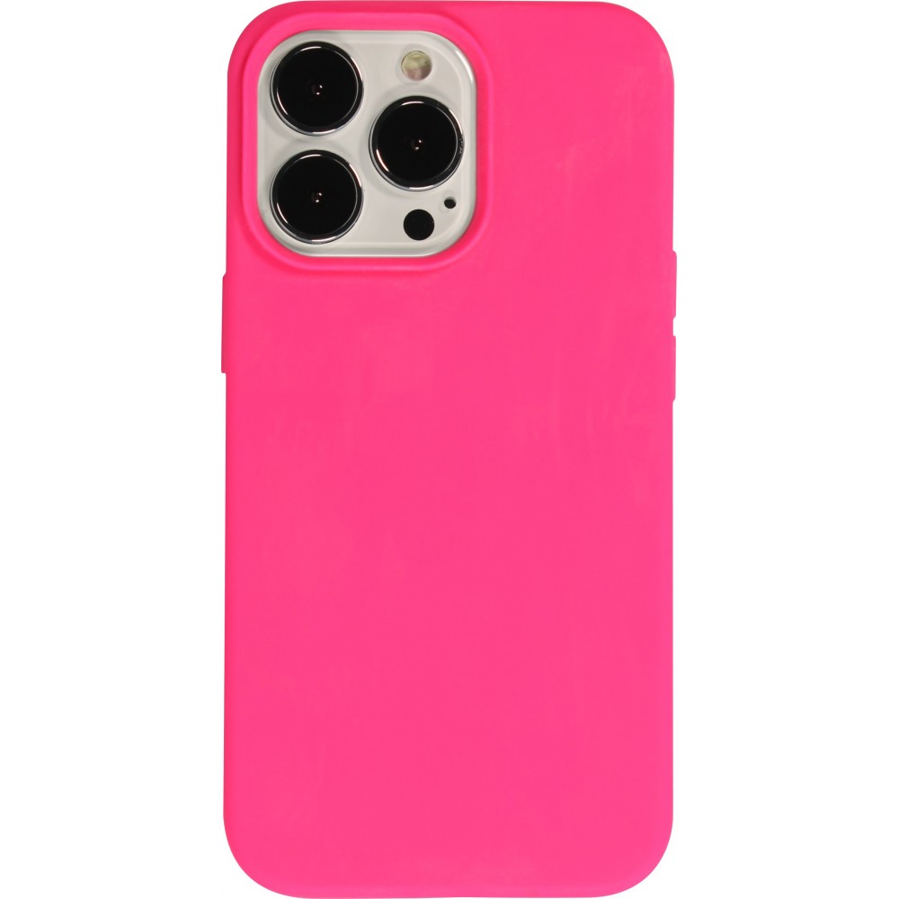 Coque iPhone 13 Pro - Soft Touch - Rose foncé