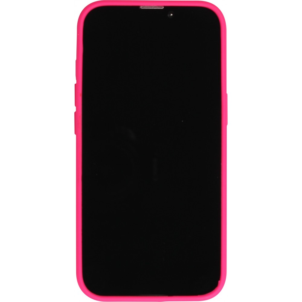 Coque iPhone 13 Pro - Soft Touch - Rose foncé