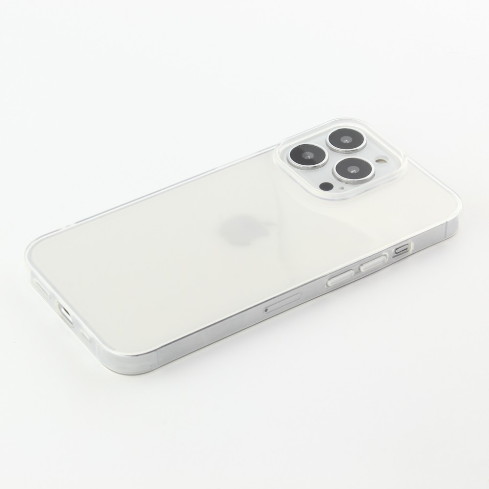 iPhone 16 Plus Case Hülle - Ultra-thin Gummi Transparent 0.8 mm Gel-Silikon Superdünn und flexibel