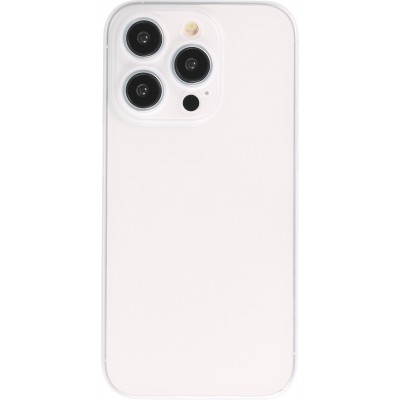 iPhone 16 Pro Max Case Hülle - Plastik ultra dünn semi-transparent matt - Weiss