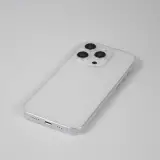 Coque iPhone 14 Pro Max - plastique ultra fin semi-transparent mat - Blanc