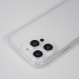 iPhone 16 Pro Max Case Hülle - Plastik ultra dünn semi-transparent matt - Weiss