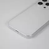 Coque iPhone 14 Pro Max - plastique ultra fin semi-transparent mat - Blanc