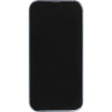 Coque iPhone 14 Pro Max - plastique ultra fin semi-transparent mat - Bleu