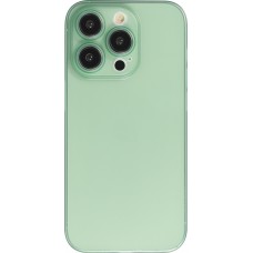 iPhone 15 Pro Max Case Hülle - Plastik ultra dünn semi-transparent matt - Grün