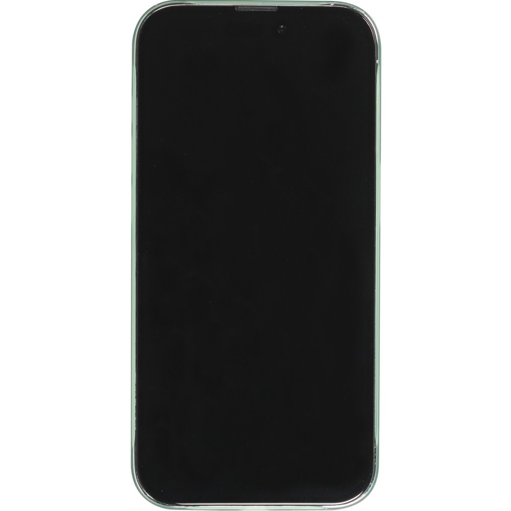 iPhone 15 Pro Max Case Hülle - Plastik ultra dünn semi-transparent matt - Grün