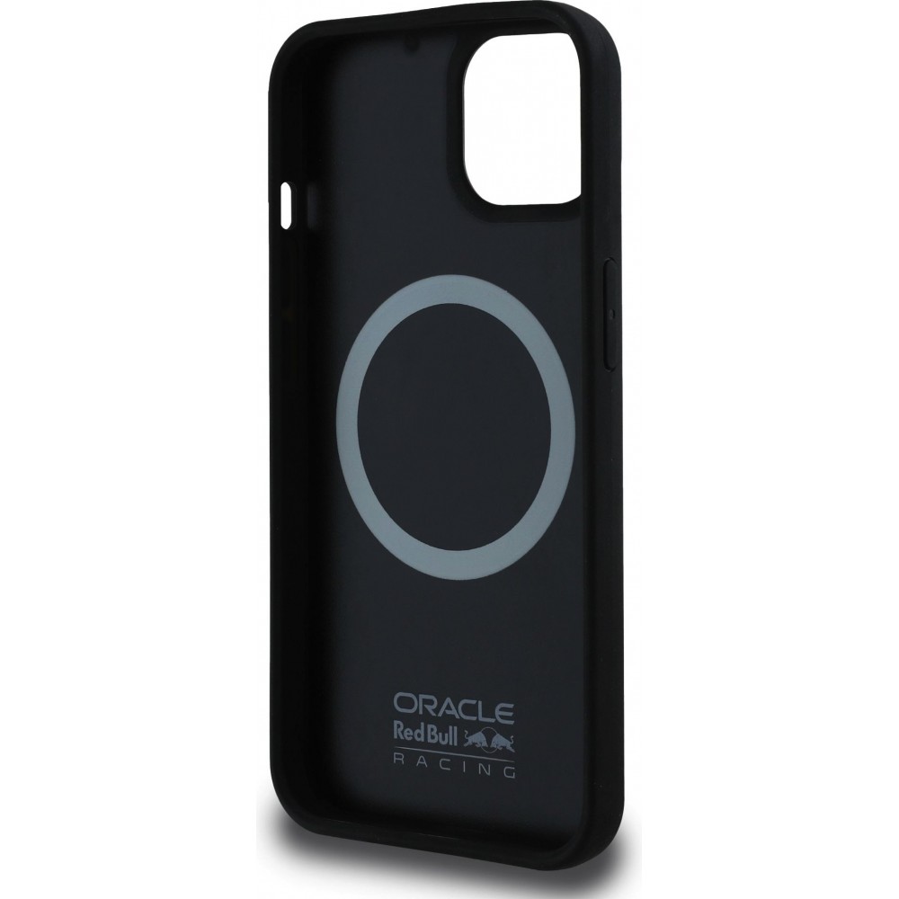 iPhone 13 Case Hülle - Red Bull Racing Carbon Powerbar MagSafe - Schwarz