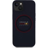 iPhone 13 Case Hülle - Red Bull Racing MagSafe Silikonhülle mit rotem Ring - Marineblau
