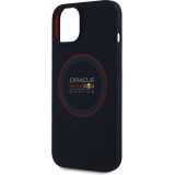 iPhone 13 Case Hülle - Red Bull Racing MagSafe Silikonhülle mit rotem Ring - Marineblau